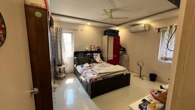 Bedroom Image of 2100 Sq.ft 3 BHK Apartment / Flat for rent in West Marredpally Secunderabad for Rs. 50000