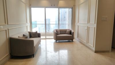 Living Room Image of 2300 Sq.ft 3 BHK Apartment / Flat for rent in Indiabulls Sky Forest, Parel Mumbai for Rs. 400000