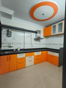 Kitchen Image of 1600 Sq.ft 3 BHK Apartment / Flat for rent in Shraddha Intop Heights, Airoli Navi Mumbai for Rs. 65000