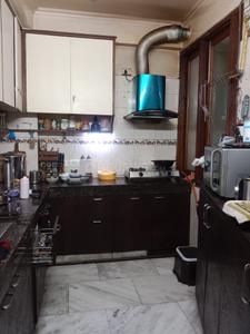 Kitchen Image of 1000 Sq.ft 3 BHK Apartment / Flat for sale in Swaraj Homes Surya Apartment Pocket A 11, Kalkaji Extension New Delhi for Rs. 15000000