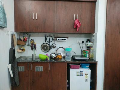 Kitchen Image of 380 Sq.ft 1 RK Apartment / Flat for rent in Doddanekundi Bengaluru for Rs. 17000