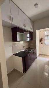 Kitchen Image of 1083 Sq.ft 3 BHK Apartment / Flat for rent in Provident Sunworth City, Kambipura Bengaluru for Rs. 25000