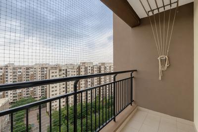 Balcony Image of 1500 Sq.ft 3 BHK Apartment / Flat for rent in BSCPL Bollineni Silas, K R Puram Bengaluru for Rs. 55000