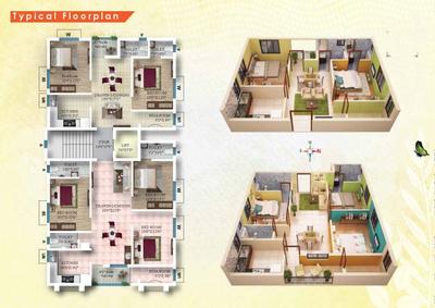 Image of 1530 Sq.ft 3 BHK Builder Floor for sale in Dhauli, Bhubaneswar for Rs. 9150000