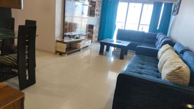Living Room Image of 1000 Sq.ft 2 BHK Apartment / Flat for rent in Rosa Bella, Hiranandani Estate Thane for Rs. 43500