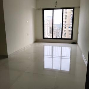 Hall Image of 670 Sq.ft 2 BHK Apartment / Flat for rent in Oxford Navrang Crystal, Goregaon West Mumbai for Rs. 60000