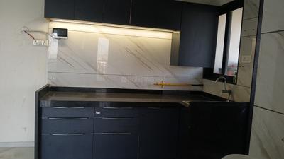 Kitchen Image of 1300 Sq.ft 2 BHK Apartment / Flat for rent in Janki The Centrum, Dahin Nagar Surat for Rs. 18000