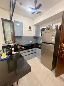 Kitchen Image of 450 Sq.ft 1 BHK Apartment / Flat for rent in Crown Lodha Quality Home Tower 2, Thane West Thane for Rs. 33000