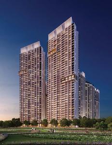 Image of 935 Sq.ft 2 BHK Apartment / Flat for rent in Kabra Happy Valley, Thane West, Thane for Rs. 45000