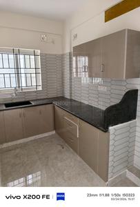 Kitchen Image of 900 Sq.ft 1 BHK Apartment / Flat for rent in Dooravani Nagar Bengaluru for Rs. 25000