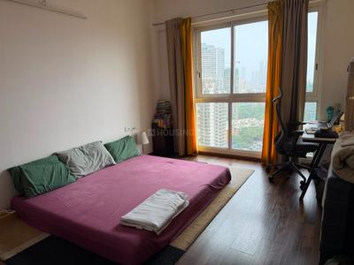 Bedroom Image of 1407 Sq.ft 3 BHK Apartment / Flat for rent in L And T Crescent Bay T3, Parel Mumbai for Rs. 200000