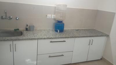 Kitchen Image of 280 Sq.ft 1 RK Builder Floor for rent in Swaraj Homes RWA Sant Nagar, Sant Nagar New Delhi for Rs. 12000