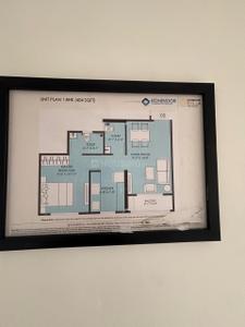 Floor Plan Image of 550 Sq.ft 1 BHK Apartment / Flat for sale in Kohinoor Bella, Palava Phase 1 Thane for Rs. 3300000
