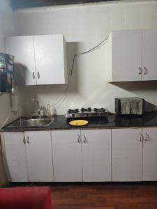 Kitchen Image of 500 Sq.ft 1 BHK Builder Floor for rent in Greater Kailash II New Delhi for Rs. 30000