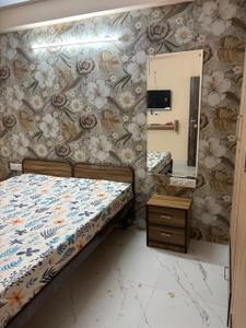 Bedroom Image of 1100 Sq.ft 1 BHK Builder Floor for rent in Malviya Nagar Jaipur for Rs. 23000