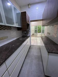 Kitchen Image of 1500 Sq.ft 3 BHK Apartment / Flat for rent in Alaknanda New Delhi for Rs. 65000