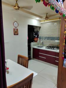 Kitchen Image of 1215 Sq.ft 3 BHK Apartment / Flat for sale in Anand Ilyf, Vaishno Devi Circle Ahmedabad for Rs. 7500000