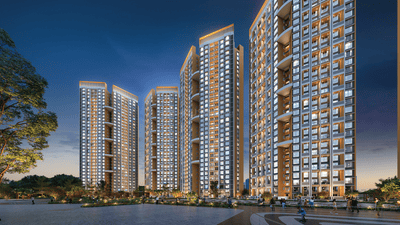 Image of 980 Sq.ft 2 BHK Apartment / Flat for sale in Geras Joy On The Treetops, Hinjawadi Phase 3, Pune for Rs. 9000000
