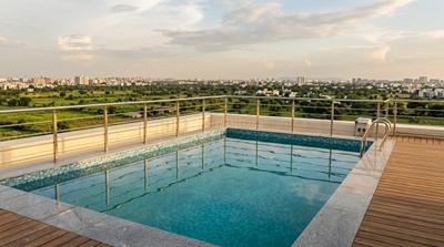 Balcony Image of 1355 Sq.ft 3 BHK Apartment / Flat for rent in Sidheshwar Apna Ashiyana, Bindayaka Jaipur for Rs. 12000