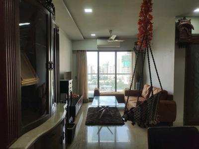 Living Room Image of 1350 Sq.ft 3 BHK Apartment / Flat for rent in Neminath Luxeria, Andheri West Mumbai for Rs. 150000