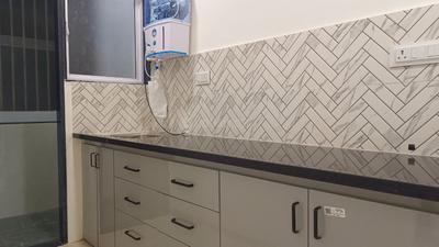 Kitchen Image of 645 Sq.ft 1 BHK Apartment / Flat for rent in DM Dream City, Niranjanpur Indore for Rs. 18000