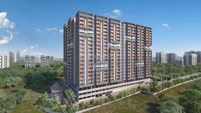Image of 990 Sq.ft 2 BHK Apartment / Flat for sale in Neco Park Central, Kharadi, Pune for Rs. 11900000