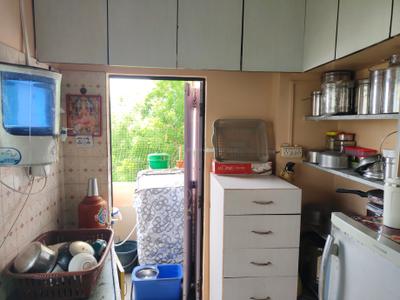 Kitchen Image of 700 Sq.ft 1 BHK Apartment / Flat for sale in Ghatlodiya Ahmedabad for Rs. 3300000