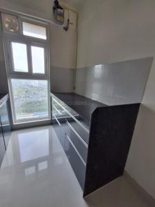 Kitchen Image of 650 Sq.ft 1 BHK Apartment / Flat for rent in Ashar Arize, Kalwa Thane for Rs. 28000