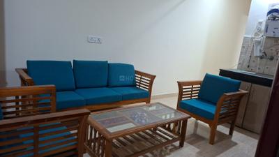 Living Room Image of 750 Sq.ft 2 BHK Apartment / Flat for rent in Chhattarpur New Delhi for Rs. 26000