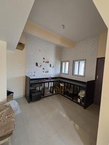 Kitchen Image of 1200 Sq.ft 1 BHK Builder Floor for rent in Besa Pipla Nagpur for Rs. 12000