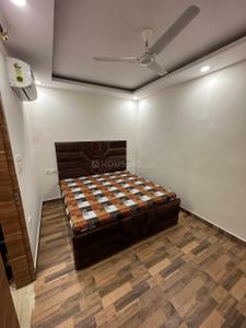 Bedroom Image of 450 Sq.ft 1 BHK Builder Floor for rent in Ramesh Nagar New Delhi for Rs. 25000