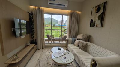 Hall Image of 1020 Sq.ft 2 BHK Apartment / Flat for sale in Harasiddh Richland Rutu City Wing A, Thane West Thane for Rs. 10000000