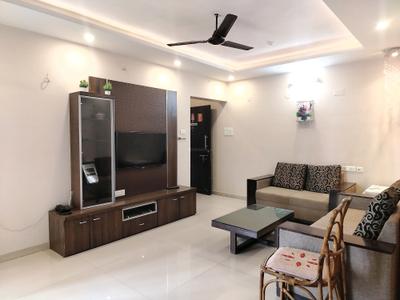 Living Room Image of 1500 Sq.ft 3 BHK Apartment / Flat for rent in Sky world Dreams, Kothrud Pune for Rs. 52000