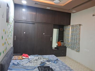 Bedroom Image of 1200 Sq.ft 3 BHK Independent House for rent in South Bopal Ahmedabad for Rs. 34000