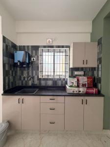 Kitchen Image of 1000 Sq.ft 2 BHK Builder Floor for rent in Munnekollal Bengaluru for Rs. 42000
