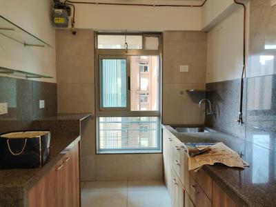 Kitchen Image of 750 Sq.ft 2 BHK Apartment / Flat for rent in Gurukrupa Marina Enclave Wings Q And R With Kindergarten Phase IV, Malad West Mumbai for Rs. 57000