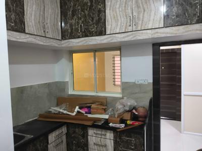 Kitchen Image of 550 Sq.ft 1 BHK Builder Floor for rent in Sudama Nagar Indore for Rs. 7000