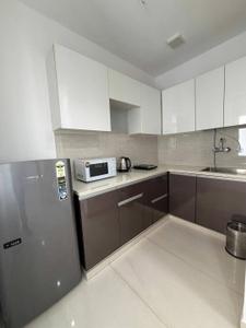 Kitchen Image of 740 Sq.ft 1 BHK Apartment / Flat for rent in Gauthami Iconia, Gachibowli Hyderabad for Rs. 11000