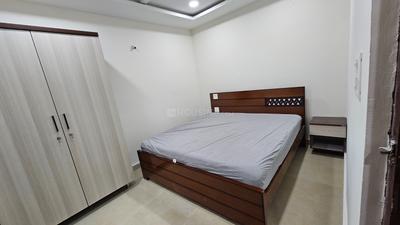 Bedroom Image of 700 Sq.ft 1 BHK Apartment / Flat for rent in Madhapur Hyderabad for Rs. 33000