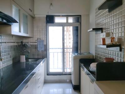 Kitchen Image of 533 Sq.ft 1 BHK Apartment / Flat for rent in Kasarvadavali Thane for Rs. 18000
