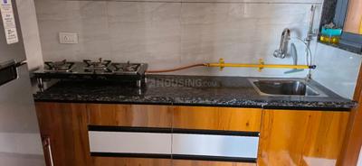 Kitchen Image of 800 Sq.ft 2 BHK Apartment / Flat for sale in Ashapura Samanvay Skyview, Tragad Ahmedabad for Rs. 6000000