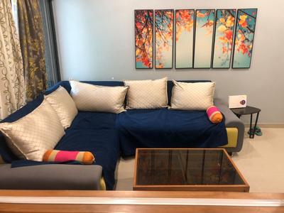 Hall Image of 1500 Sq.ft 3 BHK Apartment / Flat for rent in Makarba Ahmedabad for Rs. 52000