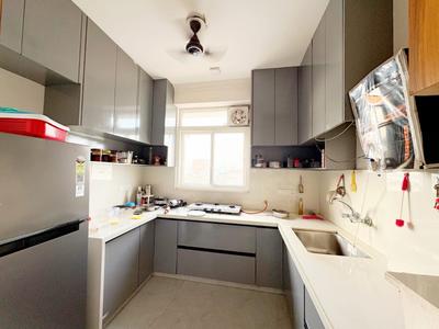 Kitchen Image of 1842 Sq.ft 3 BHK Apartment / Flat for rent in Gurukripa Aaradhana, Manyawas Jaipur for Rs. 38000