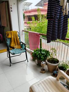 Balcony Image of 1100 Sq.ft 2 BHK Independent House for rent in Ghatlodiya Ahmedabad for Rs. 19000