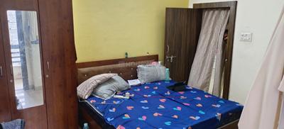 Bedroom Image of 1000 Sq.ft 1 BHK Builder Floor for rent in Nipania Indore for Rs. 18000