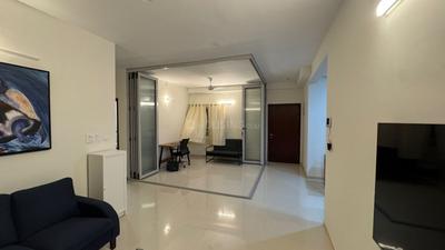Hall Image of 1750 Sq.ft 3 BHK Apartment / Flat for rent in L And T Olivia At Raintree Boulevard, Sahakara Nagar Bengaluru for Rs. 100000