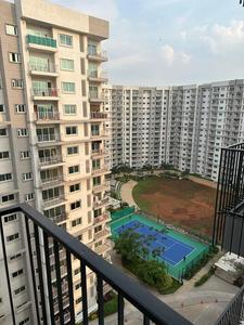 Balcony Image of 435 Sq.ft 1 BHK Apartment / Flat for rent in L And T Olivia At Raintree Boulevard Cluster 7, Sahakara Nagar Bengaluru for Rs. 45000