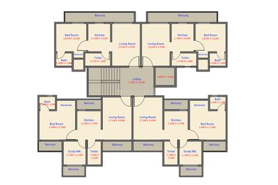 Image of 657 Sq.ft 1 BHK Apartment / Flat for sale in Labdhi Gardens, Neral, Thane for Rs. 2400000