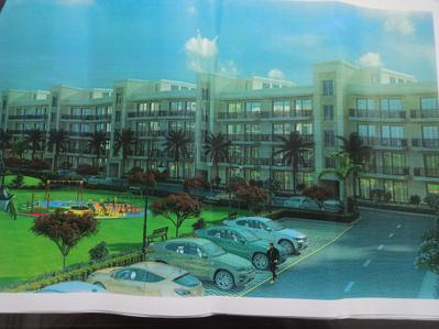 Image of 1480 Sq.ft 3 BHK Apartment / Flat for sale in Pancham Omaxe Aananda Tower B, Naini, Allahabad for Rs. 7000000