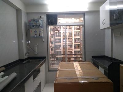Kitchen Image of 1076 Sq.ft 2 BHK Apartment / Flat for rent in Thakur Galaxy, Boisar Mumbai for Rs. 16000